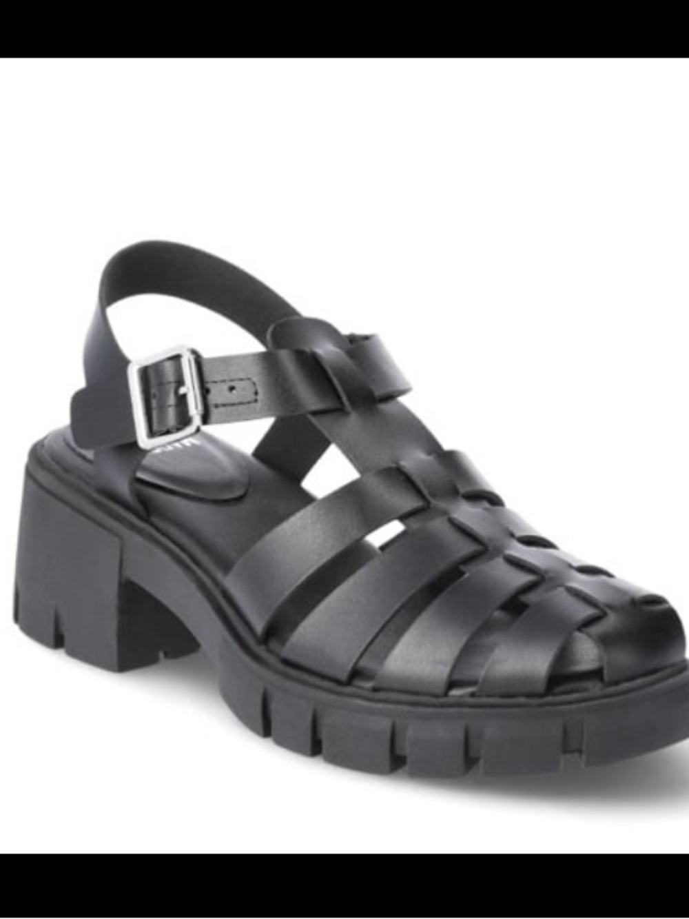 Madden NYC Fisherman Block Heel Sandals NWT 10